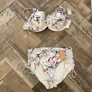 NWT RACHEL Rachel Roy Bandeau Bikini set